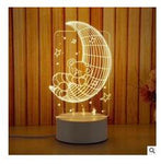 USB-Powered LED Table Lamp - Jellyfish / Owl / Moon / Guitar