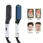 Beard Straightener / Hair Comb Multi-functional Electric Brush For Men