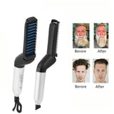 Beard Straightener / Hair Comb Multi-functional Electric Brush For Men