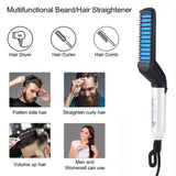 Beard Straightener / Hair Comb Multi-functional Electric Brush For Men